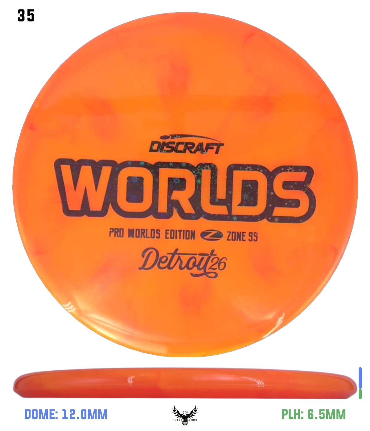 Discraft Tour Series Z Zone SS - 2026 Worlds Edition