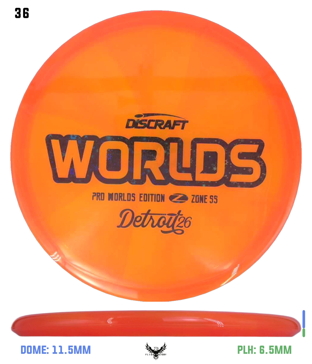 Discraft Tour Series Z Zone SS - 2026 Worlds Edition