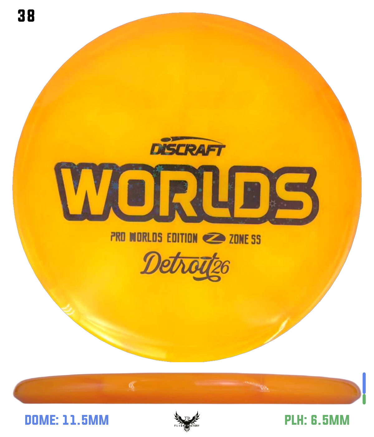 Discraft Tour Series Z Zone SS - 2026 Worlds Edition