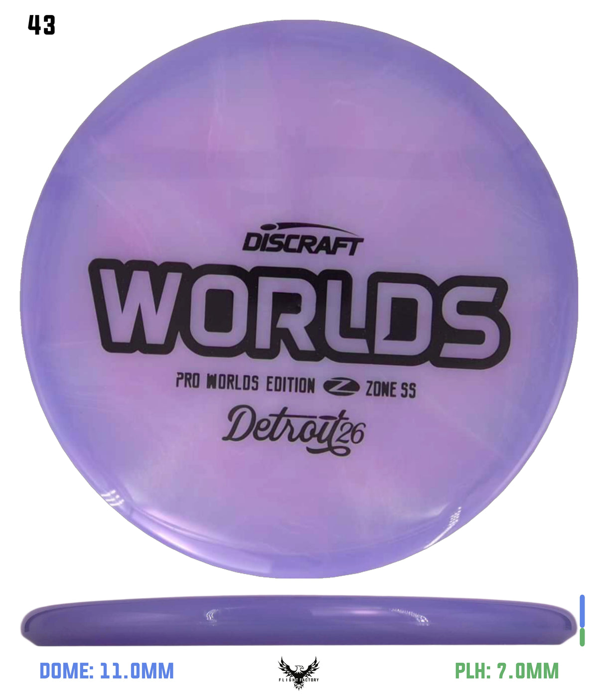 Discraft Tour Series Z Zone SS - 2026 Worlds Edition
