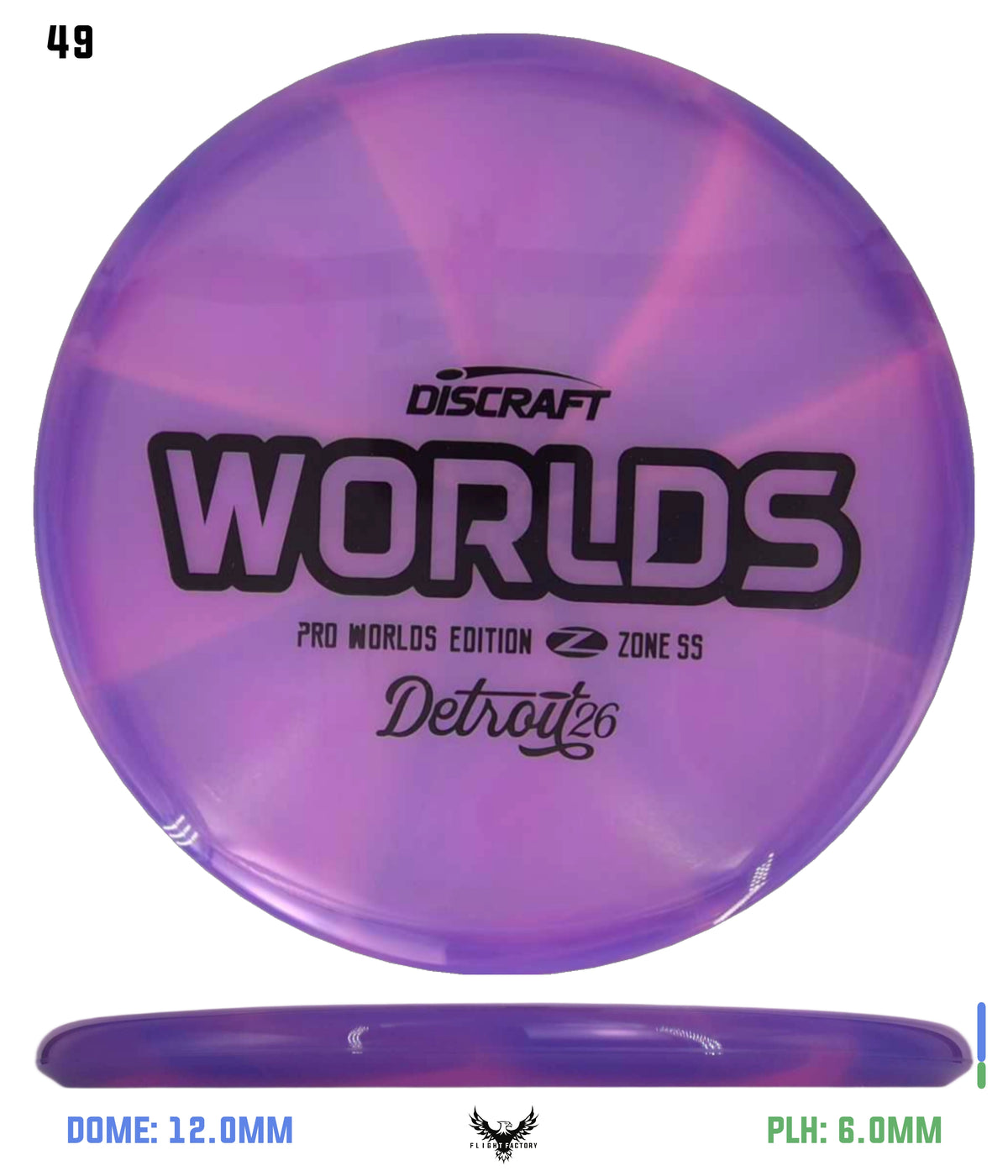 Discraft Tour Series Z Zone SS - 2026 Worlds Edition