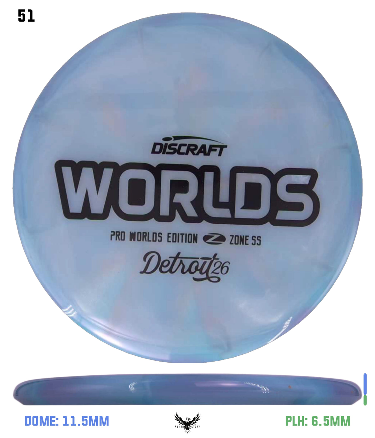 Discraft Tour Series Z Zone SS - 2026 Worlds Edition