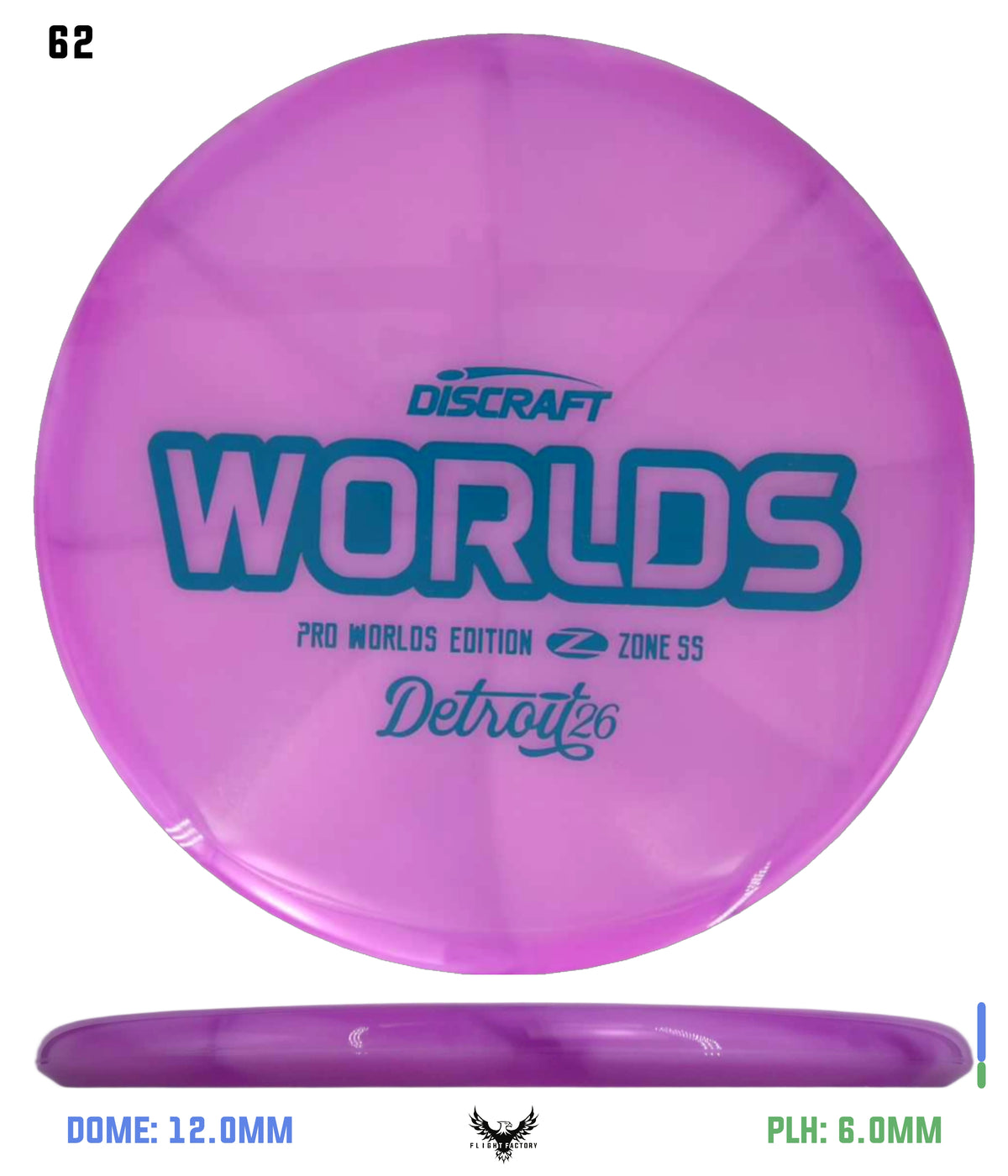 Discraft Tour Series Z Zone SS - 2026 Worlds Edition