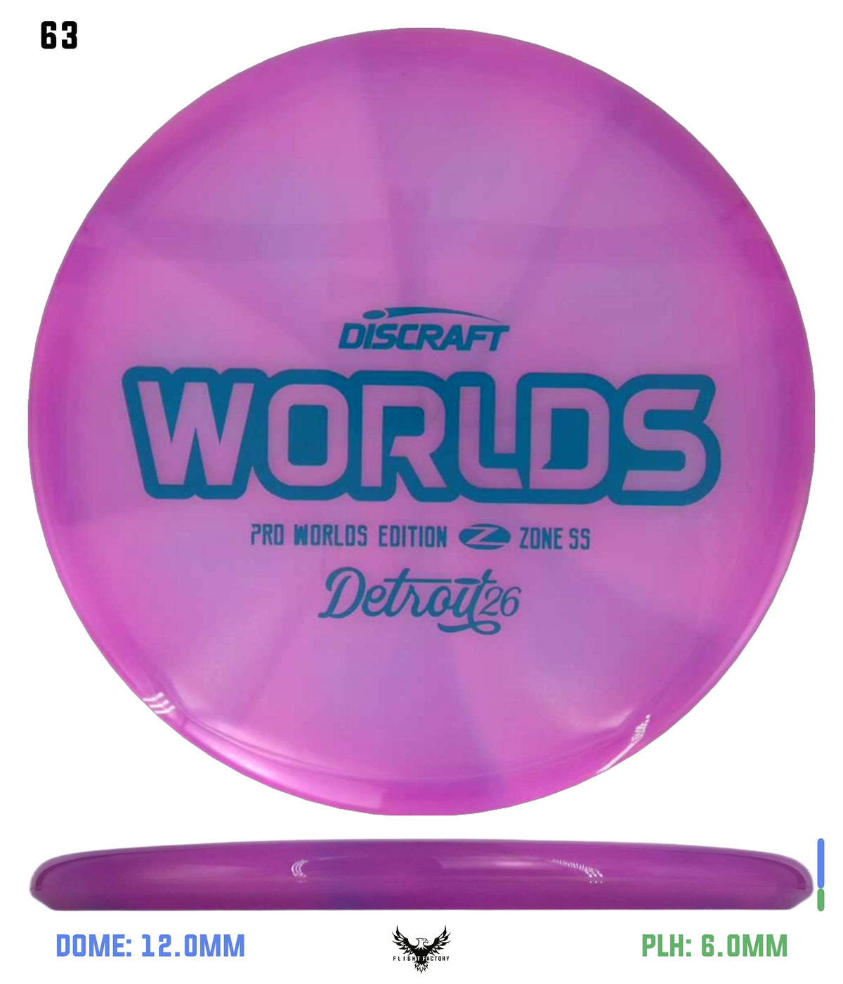 Discraft Tour Series Z Zone SS - 2026 Worlds Edition