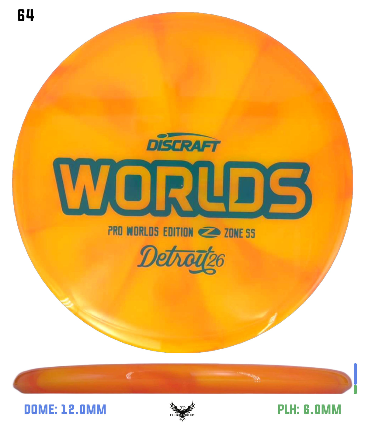 Discraft Tour Series Z Zone SS - 2026 Worlds Edition