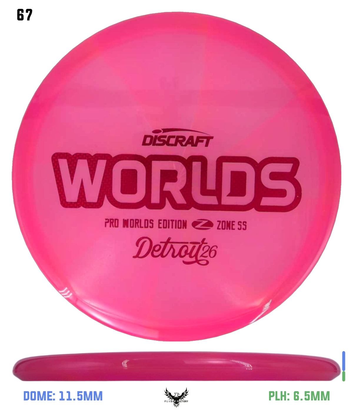 Discraft Tour Series Z Zone SS - 2026 Worlds Edition