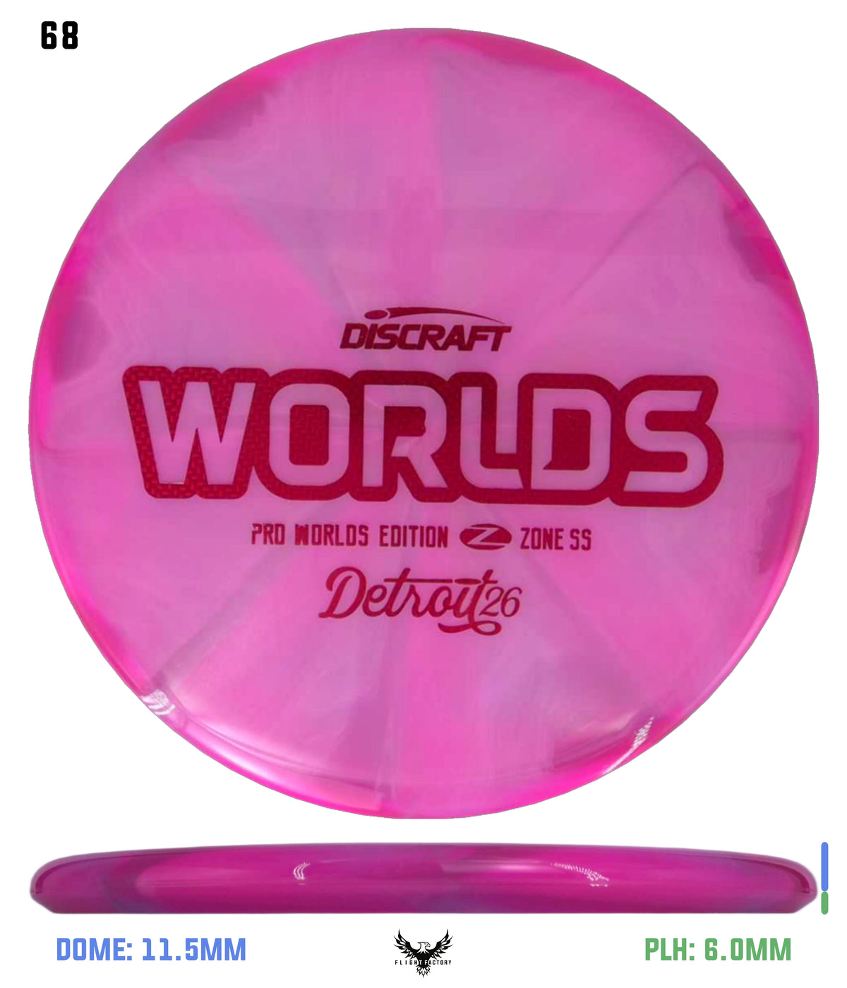Discraft Tour Series Z Zone SS - 2026 Worlds Edition