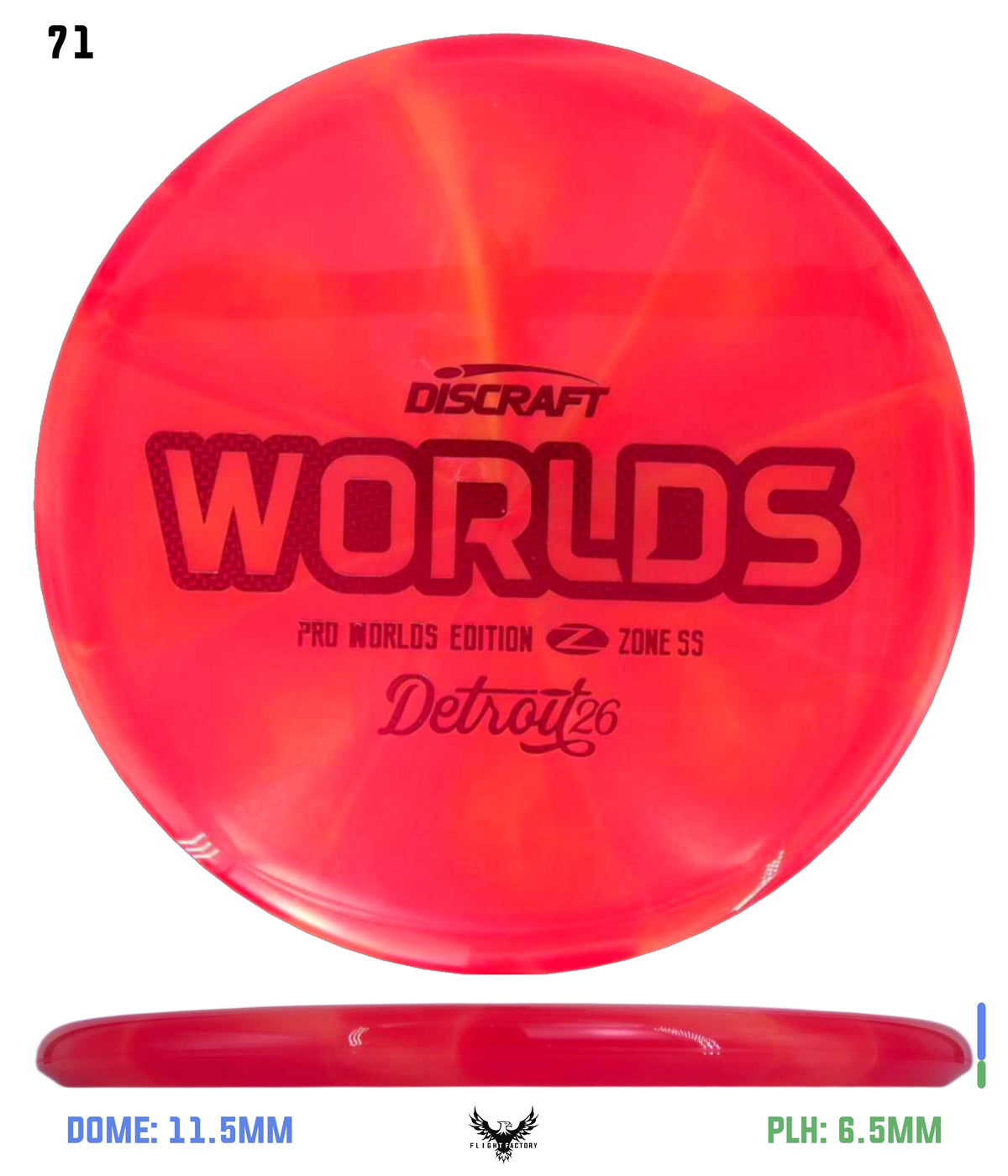Discraft Tour Series Z Zone SS - 2026 Worlds Edition