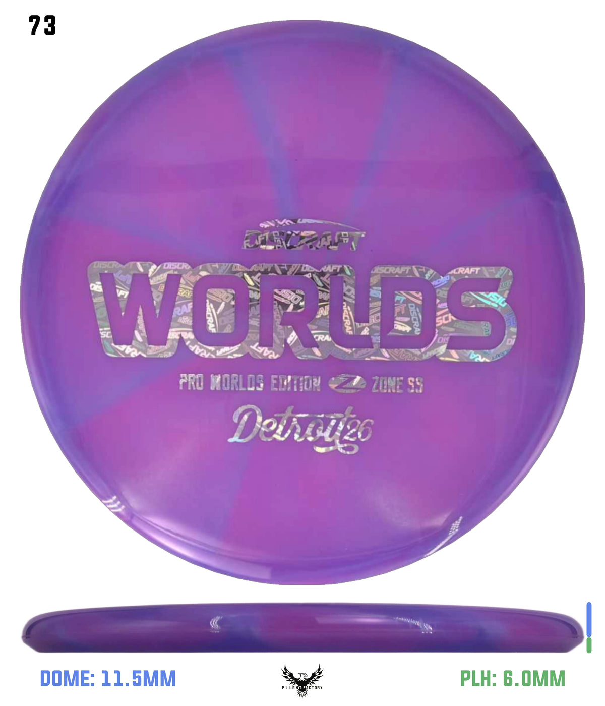 Discraft Tour Series Z Zone SS - 2026 Worlds Edition