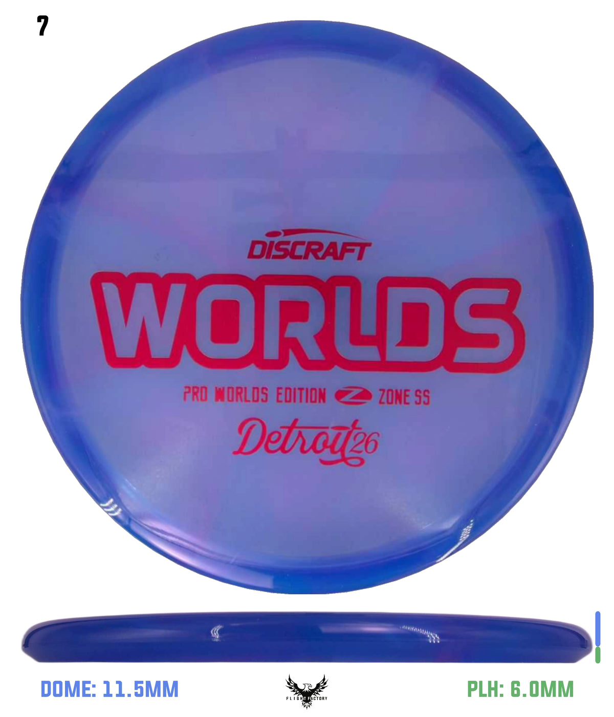 Discraft Tour Series Z Zone SS - 2026 Worlds Edition