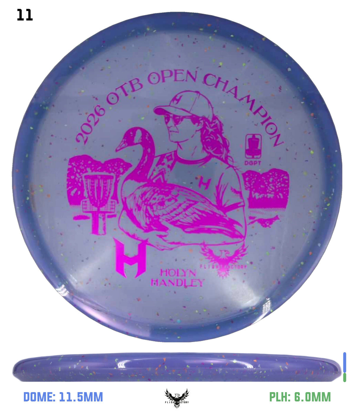 Discraft Z Confetti Zone SS - Holyn Handley 2026 OTB Champion Commemorative Disc