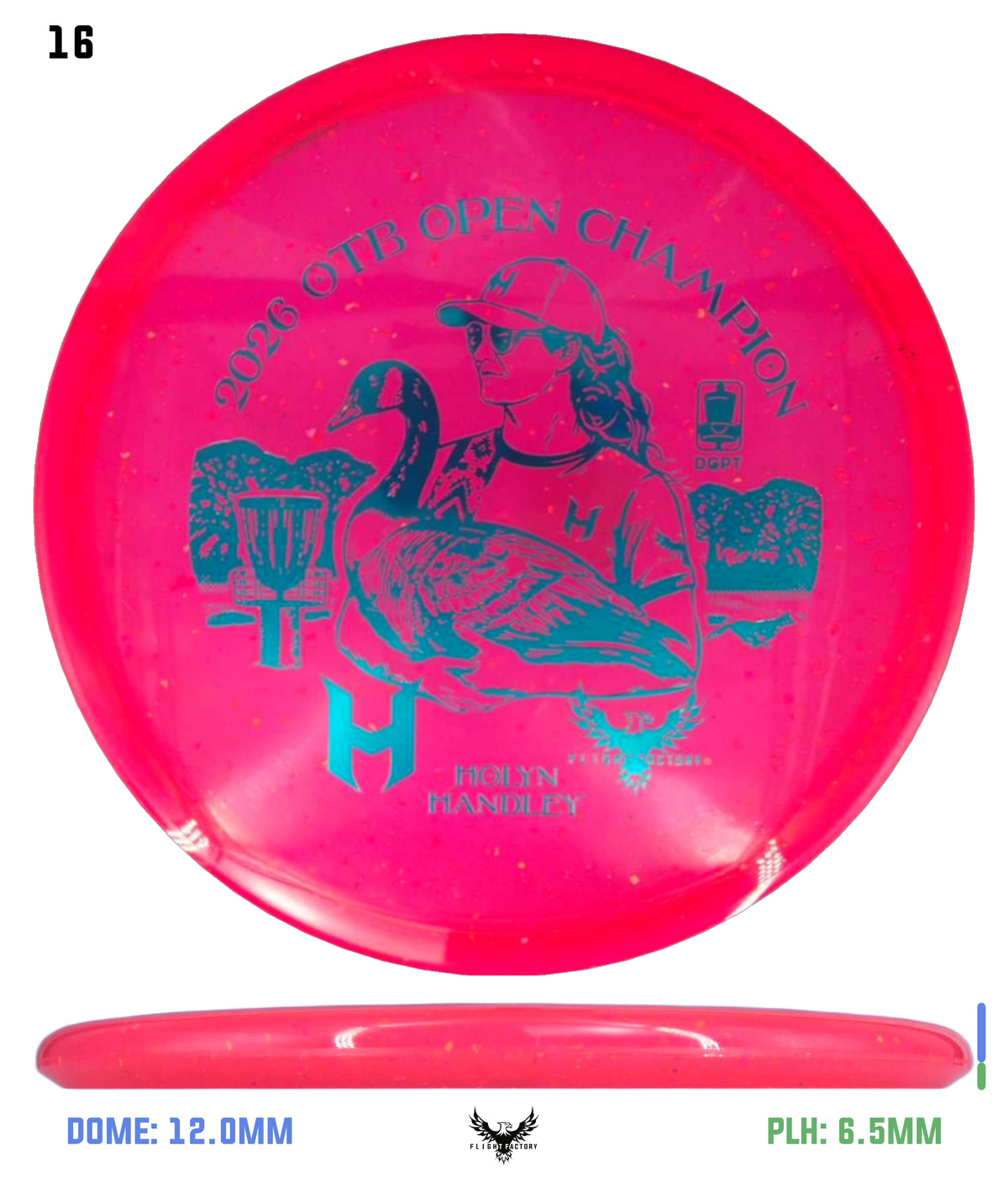 Discraft Z Confetti Zone SS - Holyn Handley 2026 OTB Champion Commemorative Disc