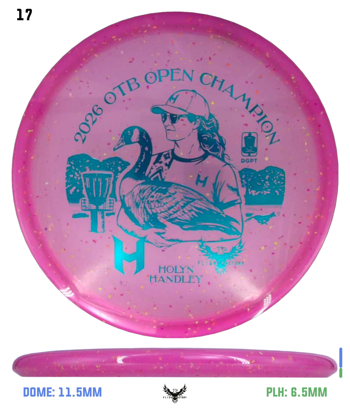Discraft Z Confetti Zone SS - Holyn Handley 2026 OTB Champion Commemorative Disc
