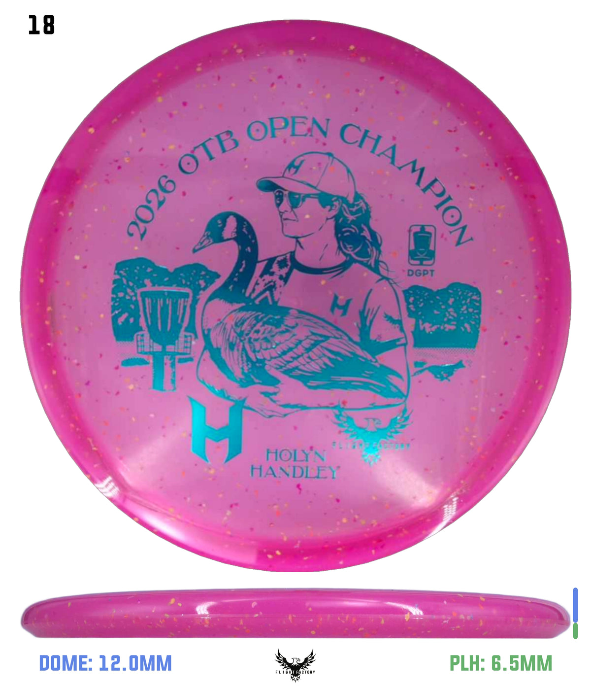 Discraft Z Confetti Zone SS - Holyn Handley 2026 OTB Champion Commemorative Disc