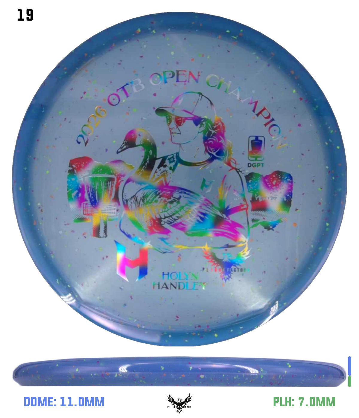 Discraft Z Confetti Zone SS - Holyn Handley 2026 OTB Champion Commemorative Disc