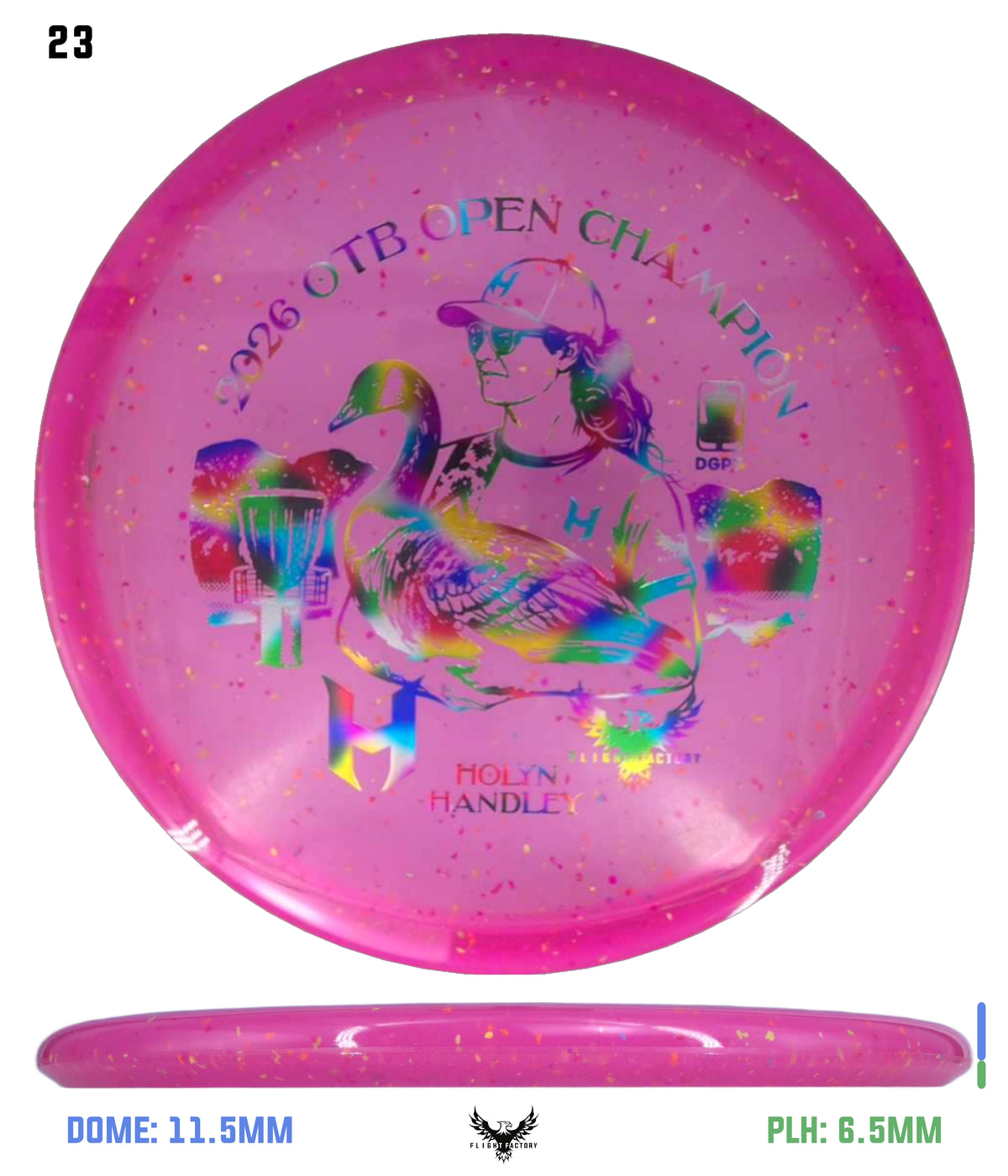 Discraft Z Confetti Zone SS - Holyn Handley 2026 OTB Champion Commemorative Disc