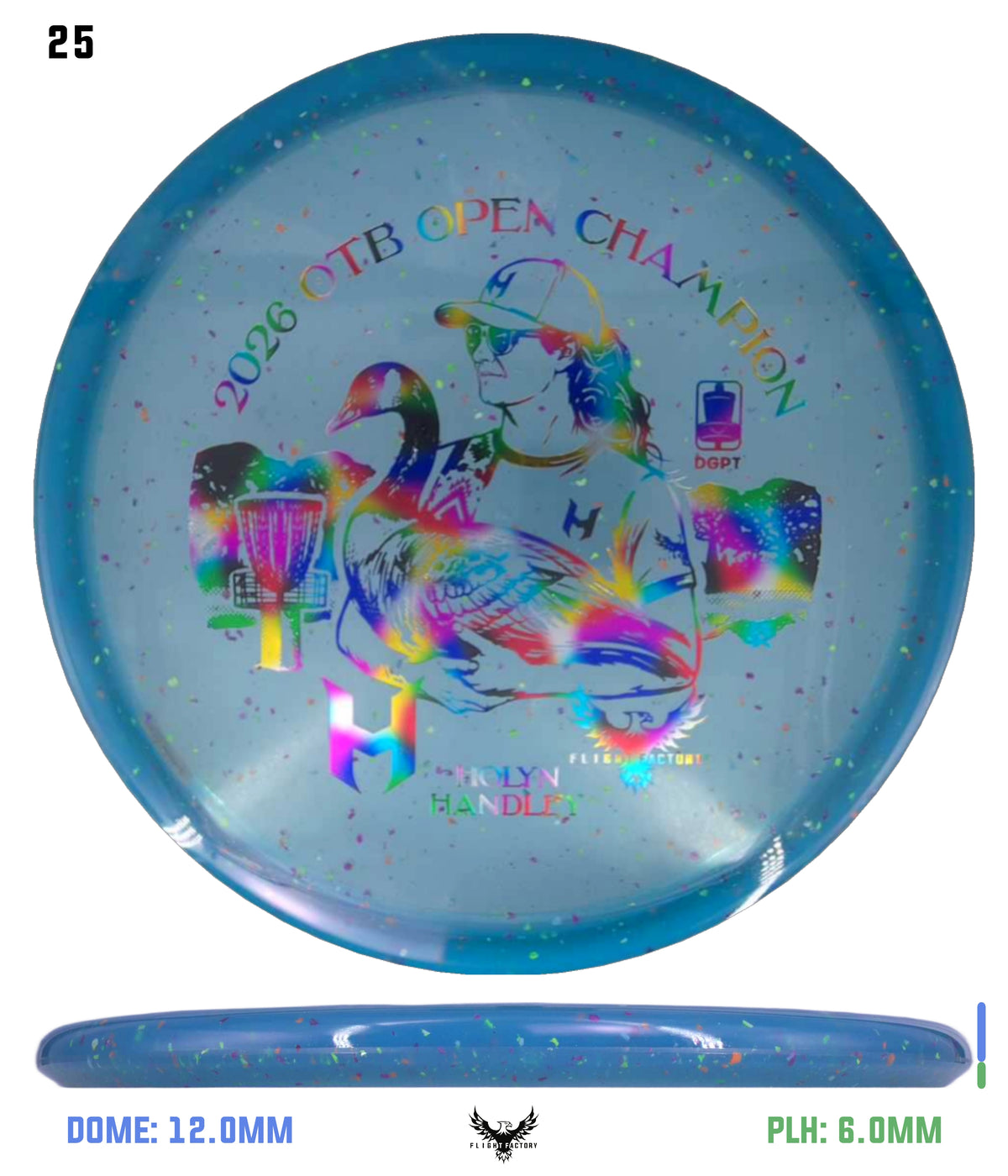 Discraft Z Confetti Zone SS - Holyn Handley 2026 OTB Champion Commemorative Disc