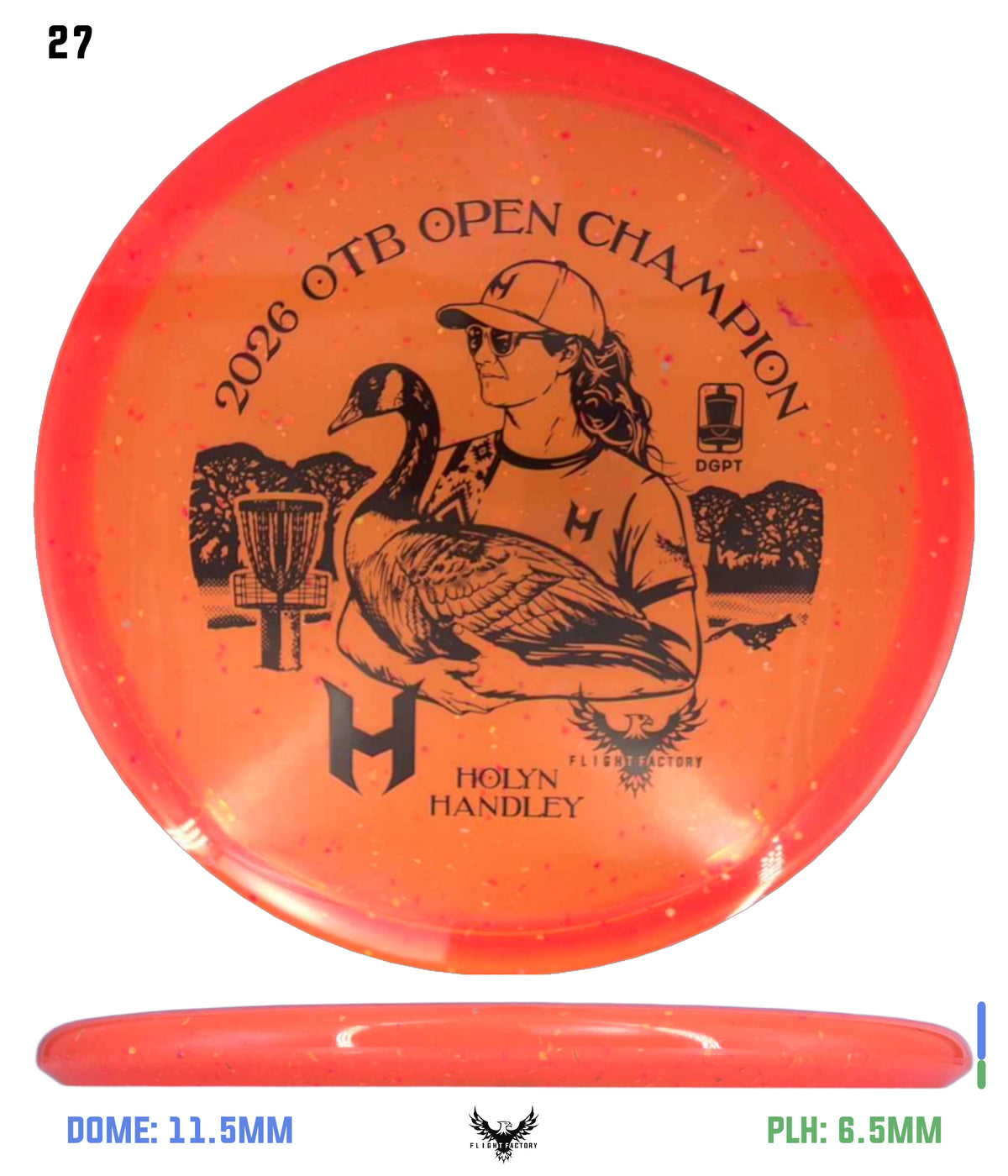 Discraft Z Confetti Zone SS - Holyn Handley 2026 OTB Champion Commemorative Disc