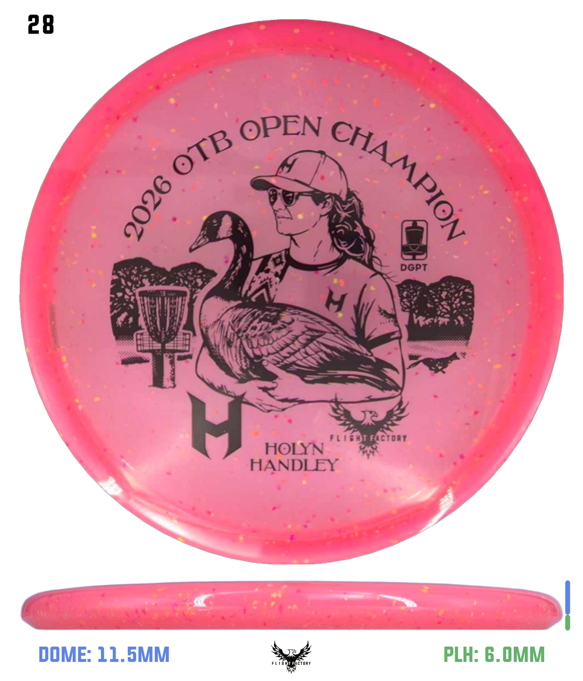 Discraft Z Confetti Zone SS - Holyn Handley 2026 OTB Champion Commemorative Disc