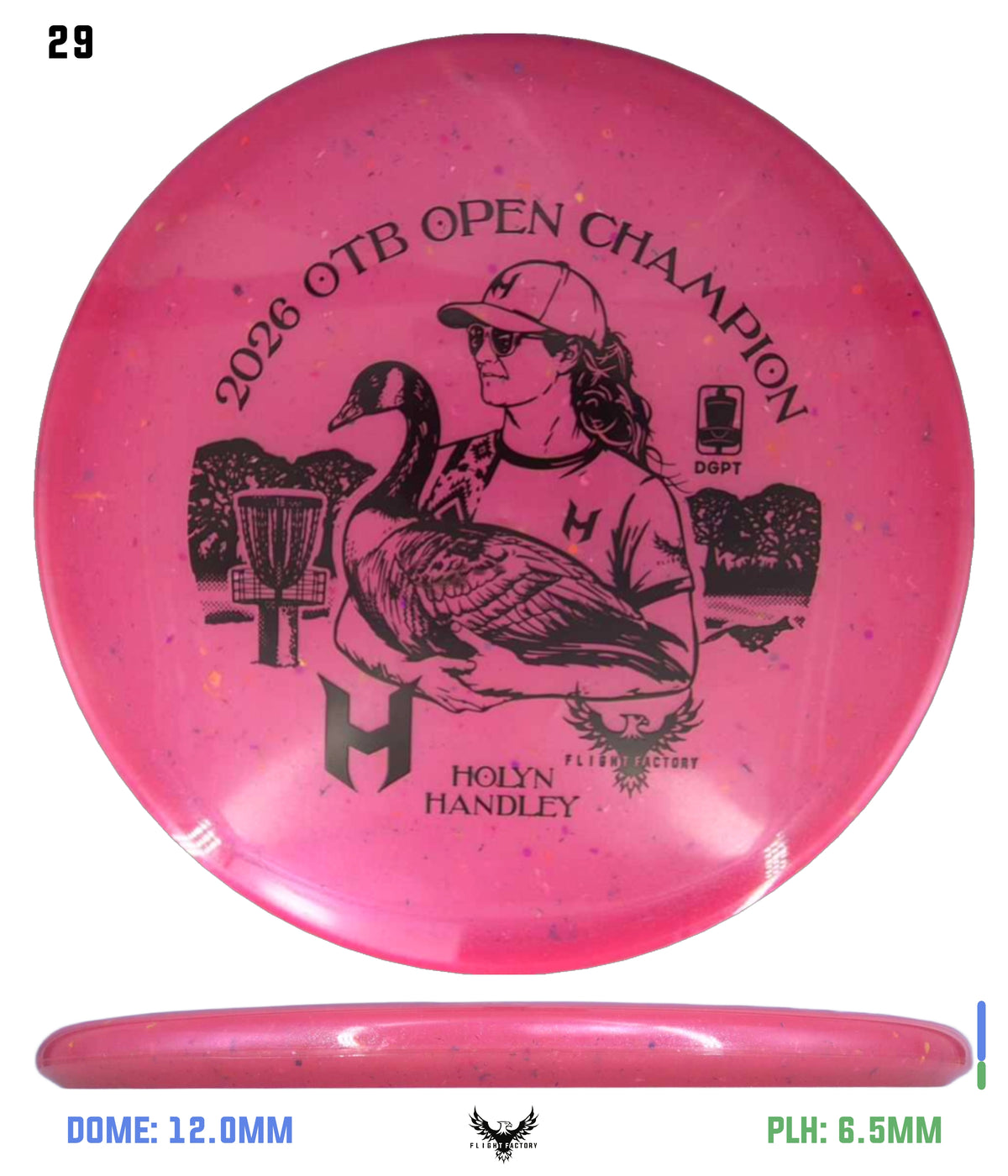 Discraft Z Confetti Zone SS - Holyn Handley 2026 OTB Champion Commemorative Disc