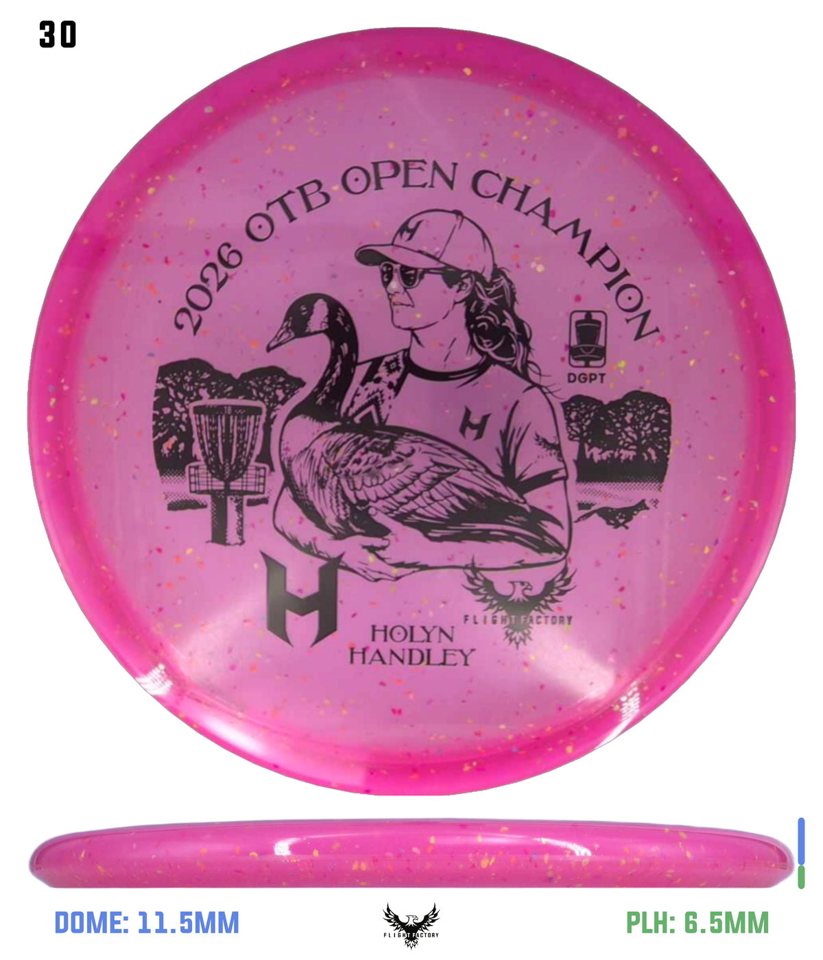 Discraft Z Confetti Zone SS - Holyn Handley 2026 OTB Champion Commemorative Disc