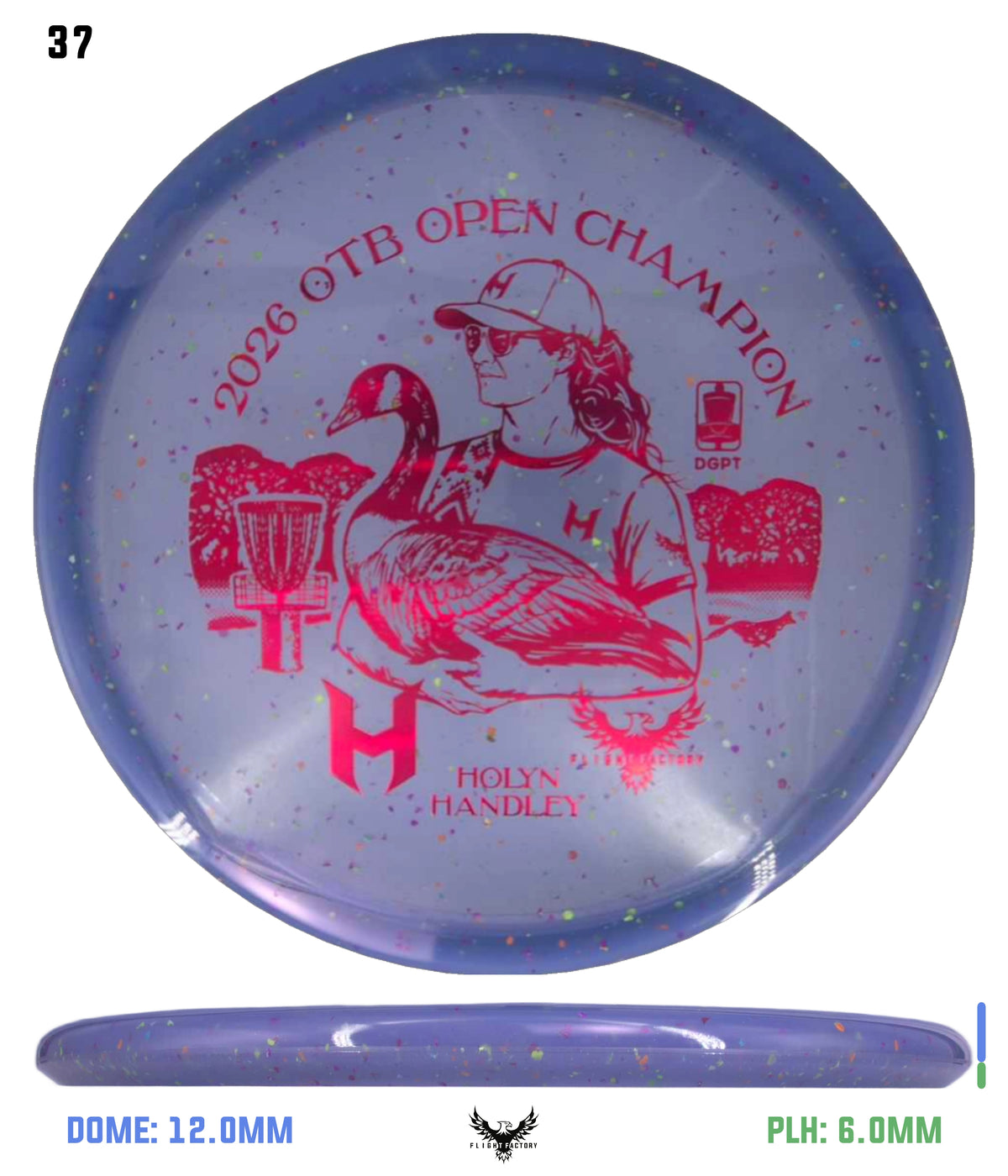 Discraft Z Confetti Zone SS - Holyn Handley 2026 OTB Champion Commemorative Disc