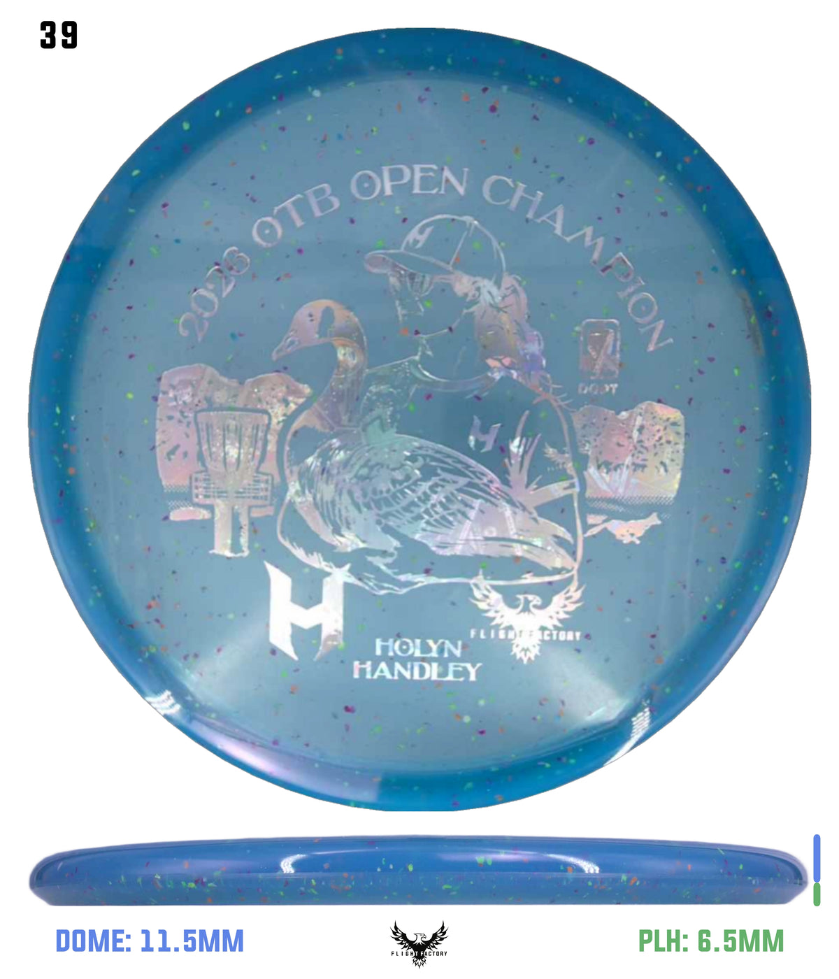 Discraft Z Confetti Zone SS - Holyn Handley 2026 OTB Champion Commemorative Disc