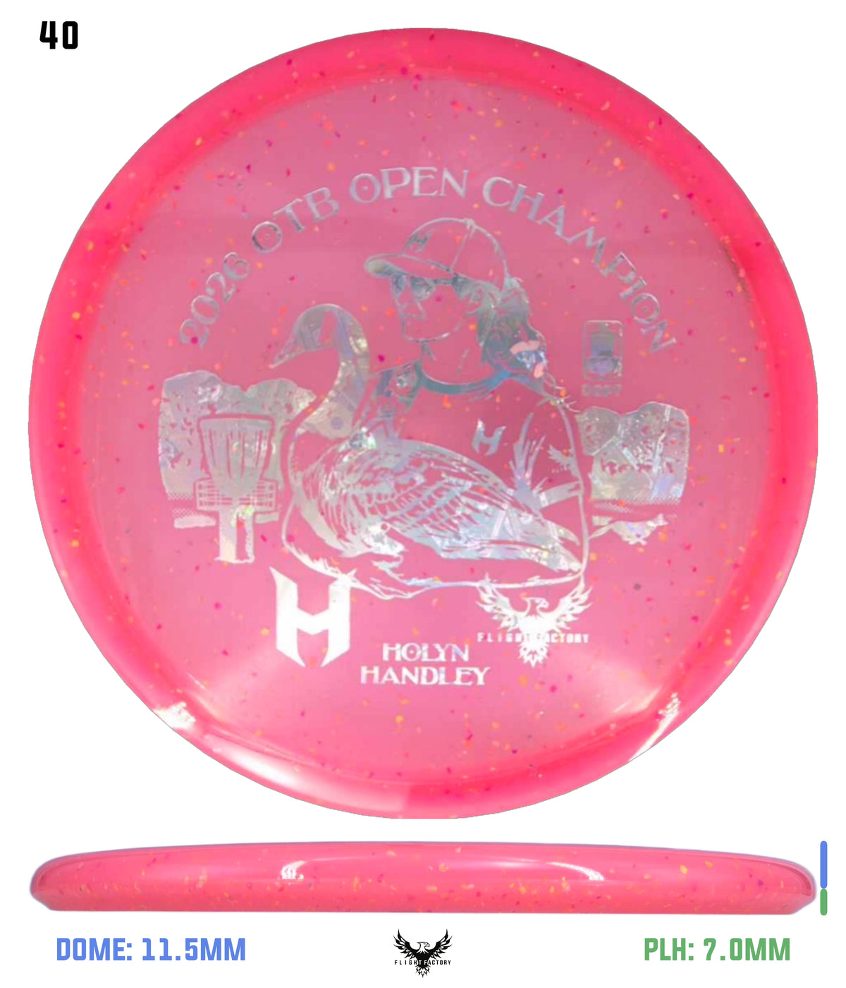 Discraft Z Confetti Zone SS - Holyn Handley 2026 OTB Champion Commemorative Disc