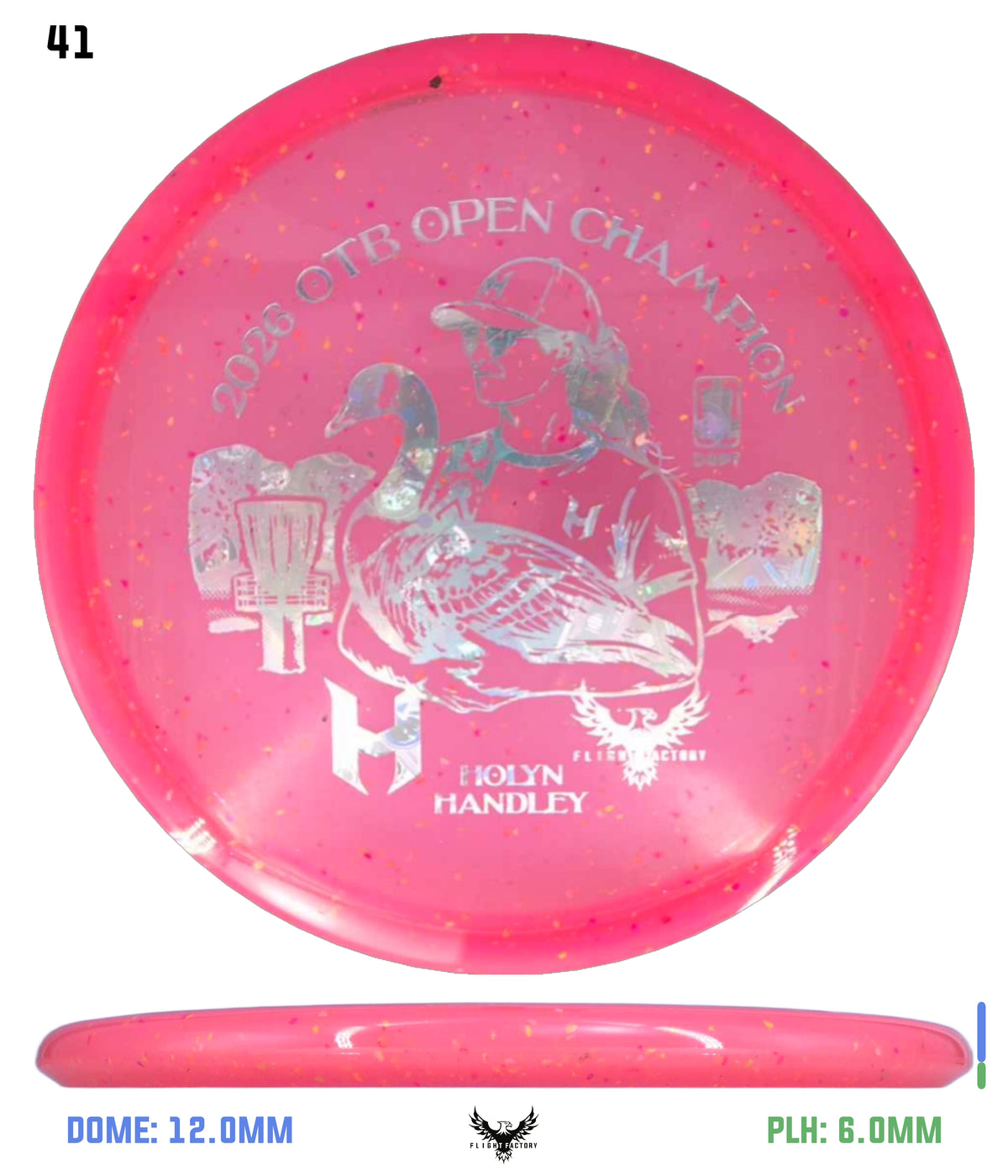 Discraft Z Confetti Zone SS - Holyn Handley 2026 OTB Champion Commemorative Disc