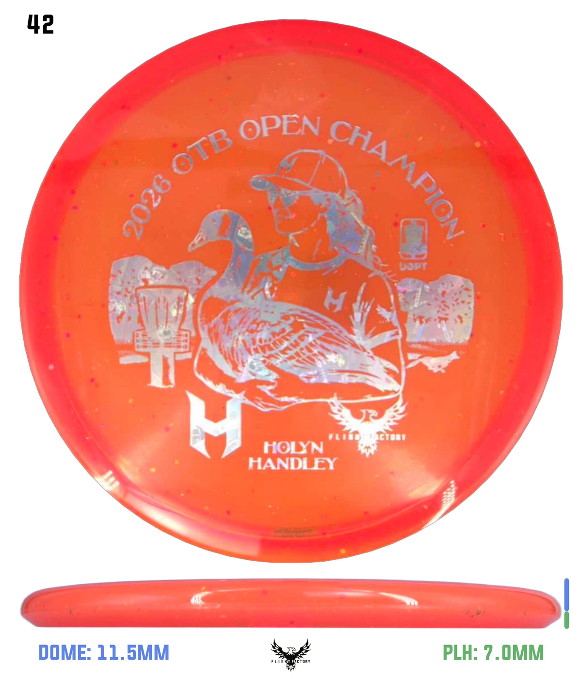 Discraft Z Confetti Zone SS - Holyn Handley 2026 OTB Champion Commemorative Disc