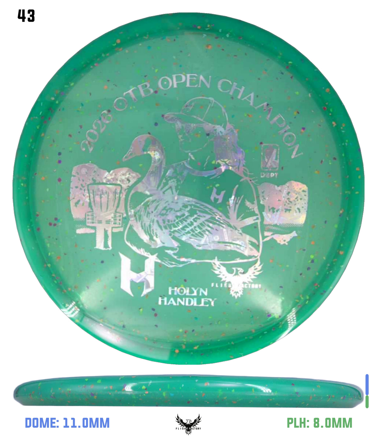 Discraft Z Confetti Zone SS - Holyn Handley 2026 OTB Champion Commemorative Disc