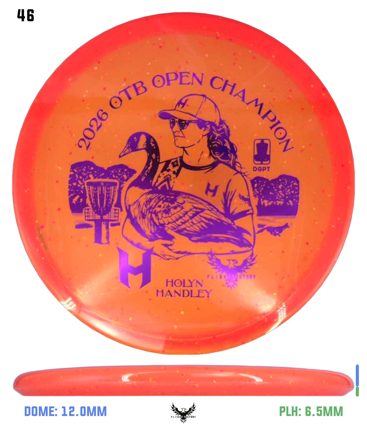 Discraft Z Confetti Zone SS - Holyn Handley 2026 OTB Champion Commemorative Disc