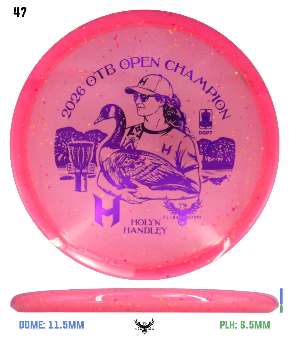 Discraft Z Confetti Zone SS - Holyn Handley 2026 OTB Champion Commemorative Disc