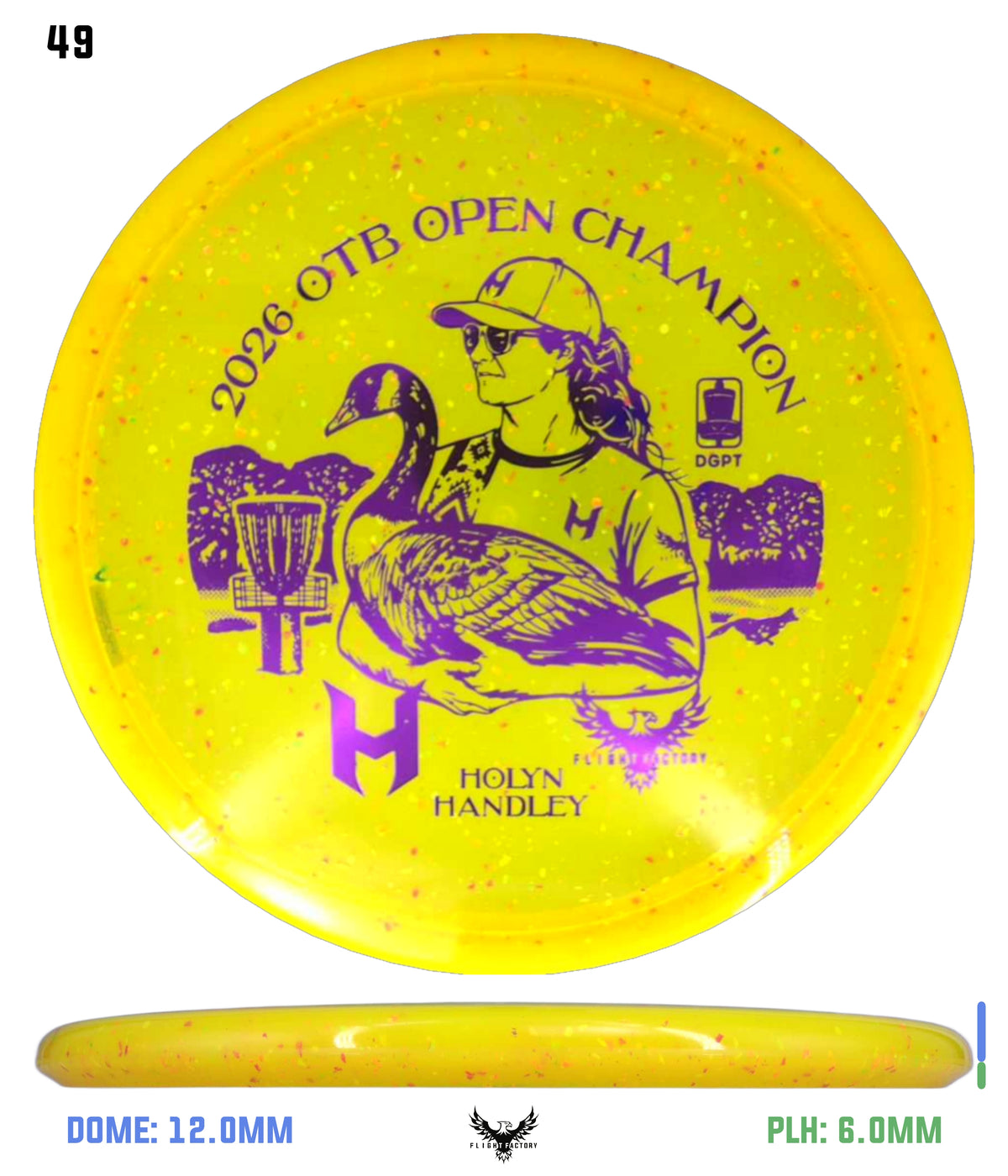 Discraft Z Confetti Zone SS - Holyn Handley 2026 OTB Champion Commemorative Disc