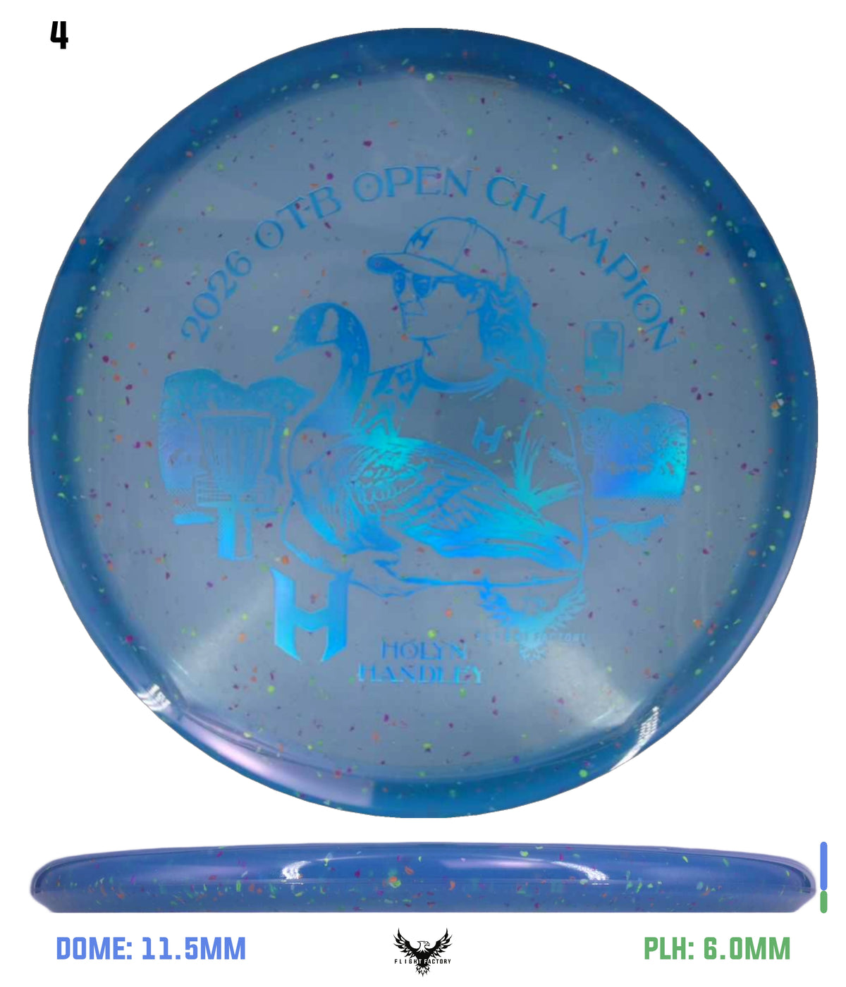 Discraft Z Confetti Zone SS - Holyn Handley 2026 OTB Champion Commemorative Disc