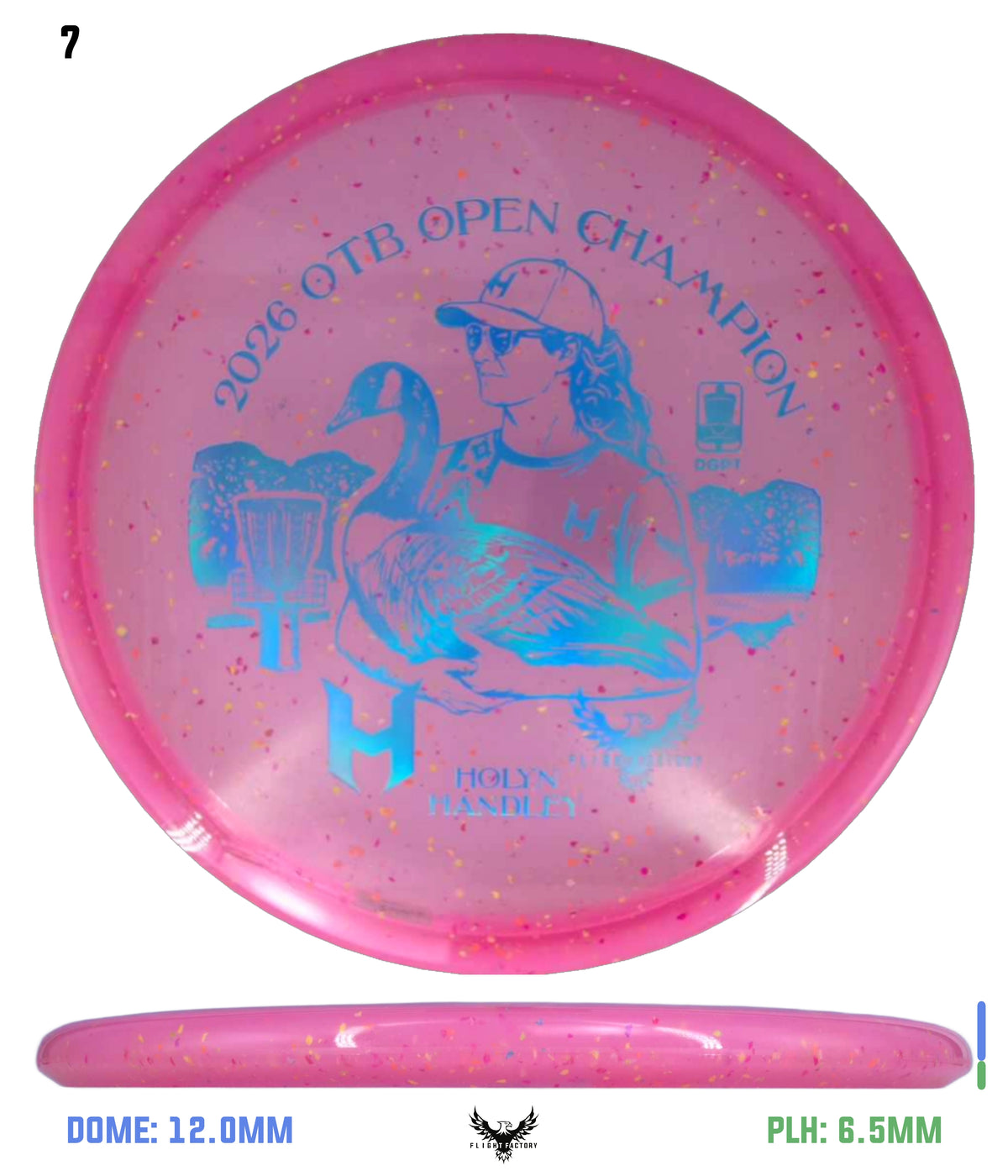 Discraft Z Confetti Zone SS - Holyn Handley 2026 OTB Champion Commemorative Disc