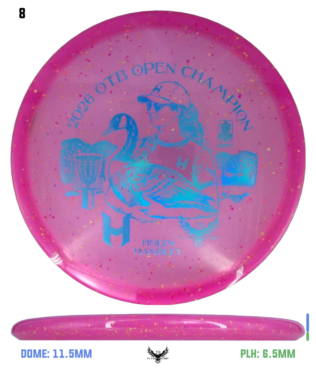 Discraft Z Confetti Zone SS - Holyn Handley 2026 OTB Champion Commemorative Disc