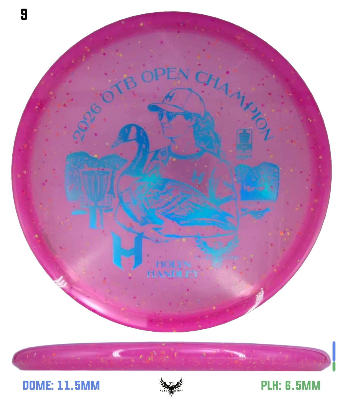 Discraft Z Confetti Zone SS - Holyn Handley 2026 OTB Champion Commemorative Disc