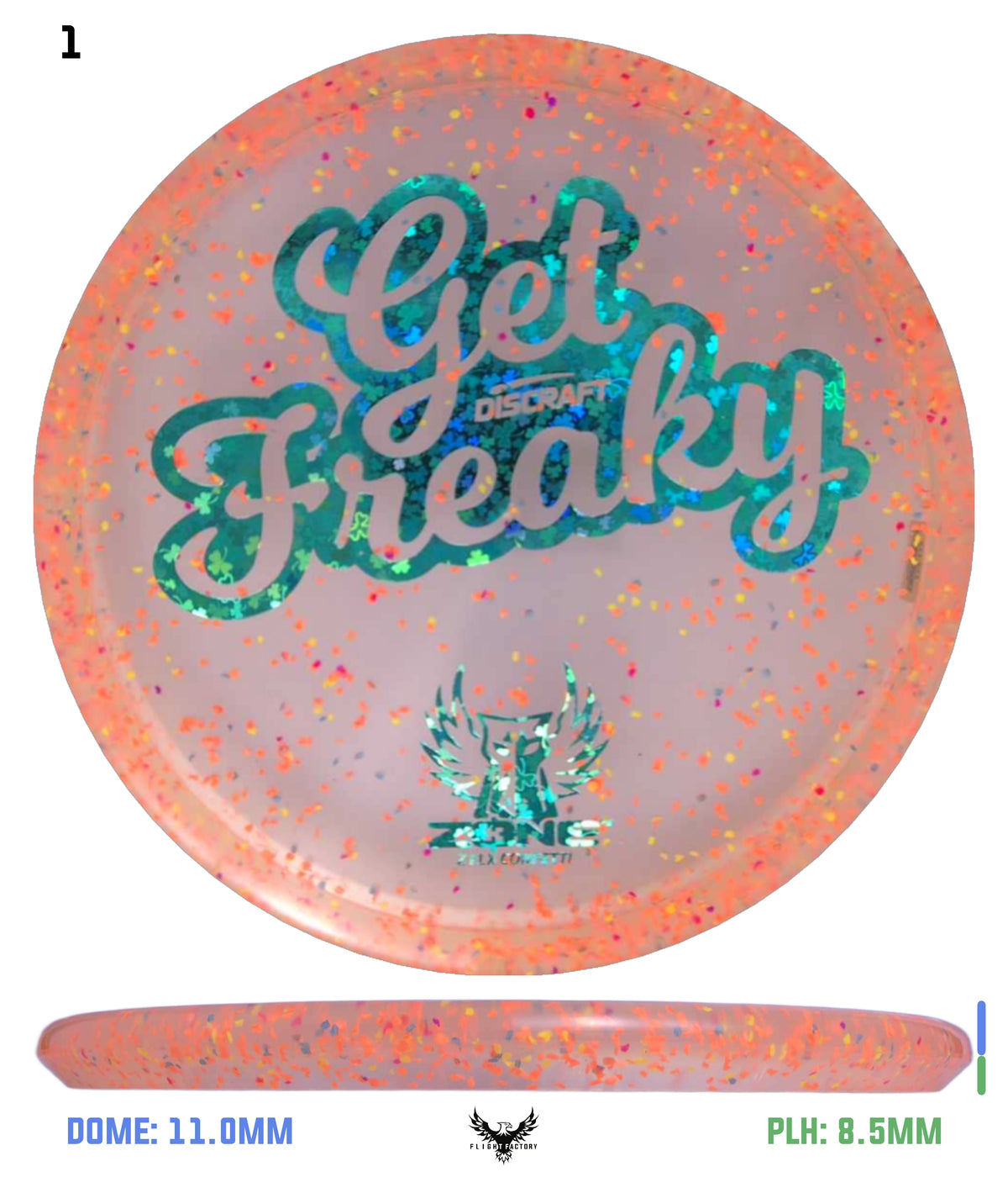 Discraft Brodie Smith &quot;Get Freaky&quot; Z FLX Confetti Zone - (2025)