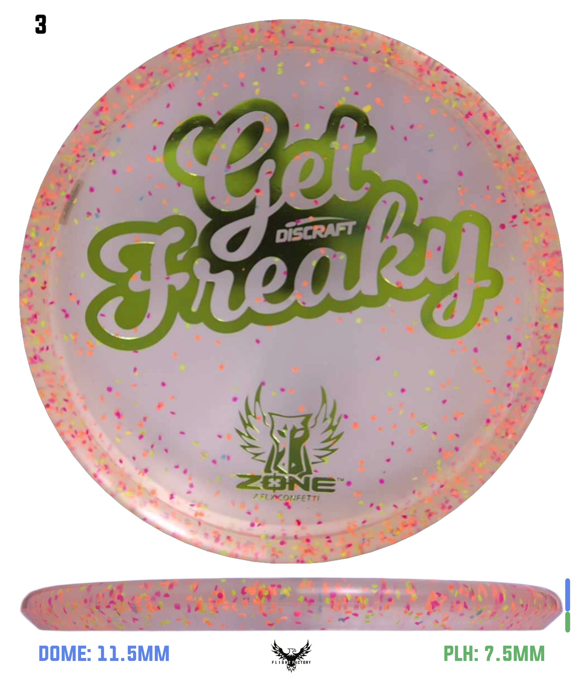 Discraft Brodie Smith &quot;Get Freaky&quot; Z FLX Confetti Zone - (2025)