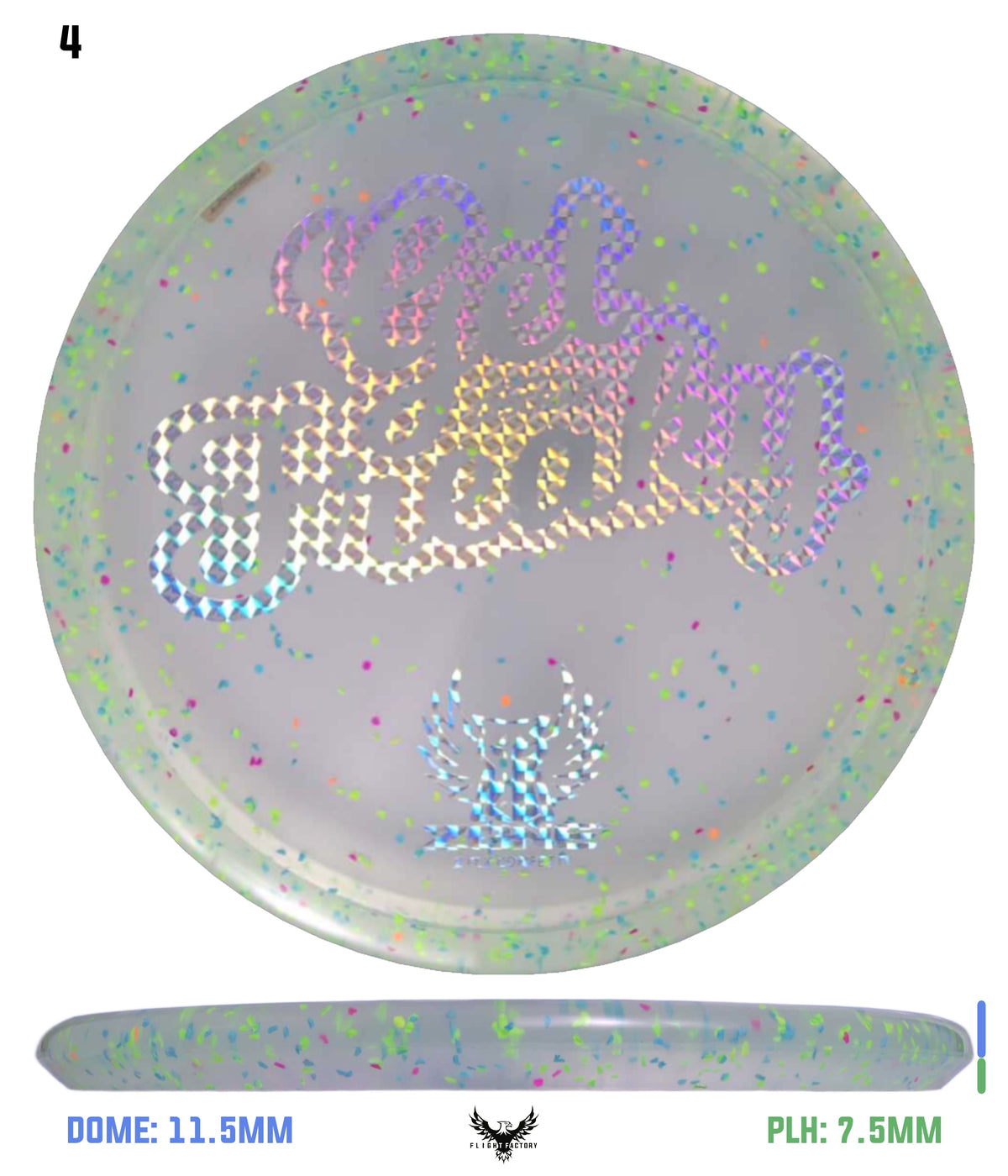 Discraft Brodie Smith &quot;Get Freaky&quot; Z FLX Confetti Zone - (2025)