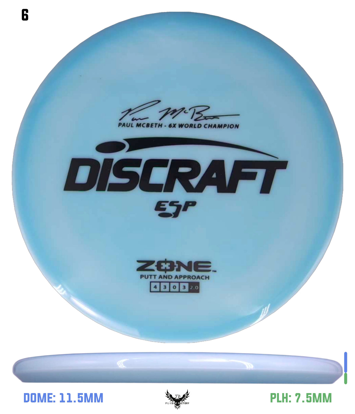 Discraft ESP Zone - Paul McBeth 6x Signature