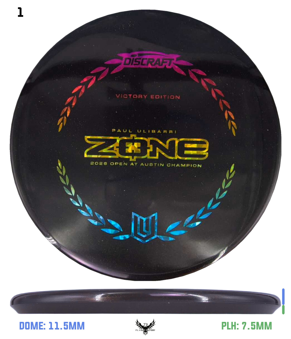Discraft Midnight Sparkle Zone - Paul Ulibarri Open at Austin 2026 Victory Series