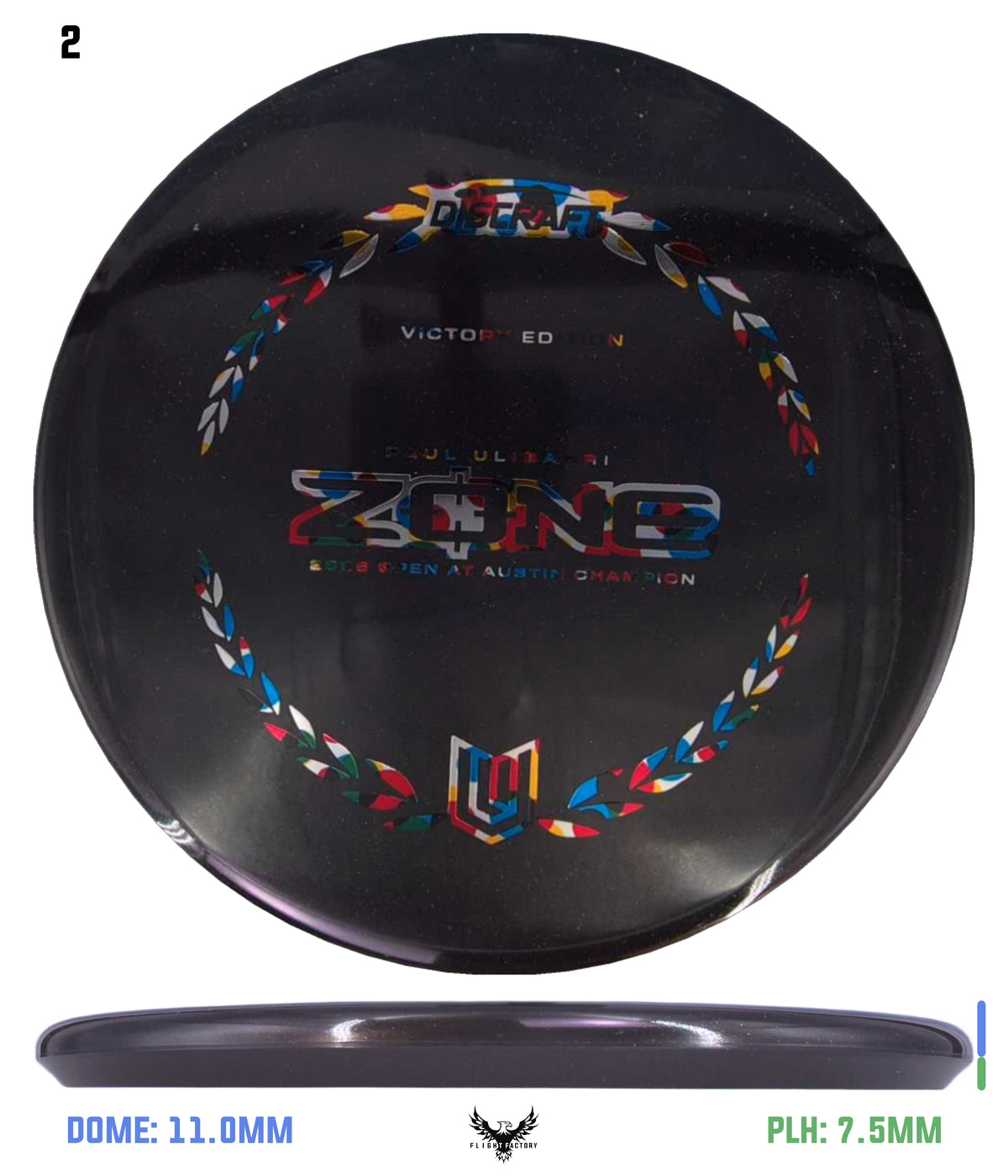 Discraft Midnight Sparkle Zone - Paul Ulibarri Open at Austin 2026 Victory Series