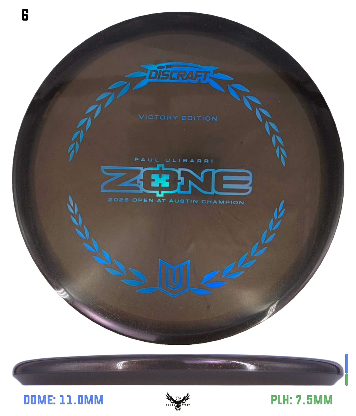 Discraft Midnight Sparkle Zone - Paul Ulibarri Open at Austin 2026 Victory Series
