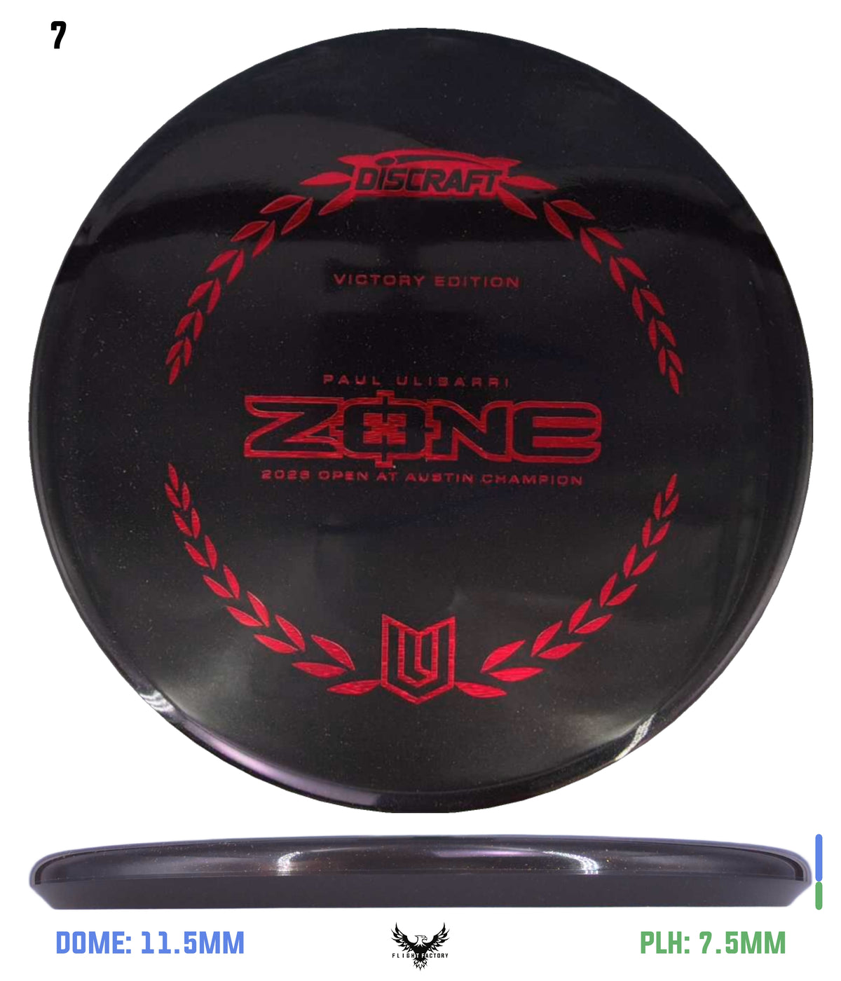 Discraft Midnight Sparkle Zone - Paul Ulibarri Open at Austin 2026 Victory Series