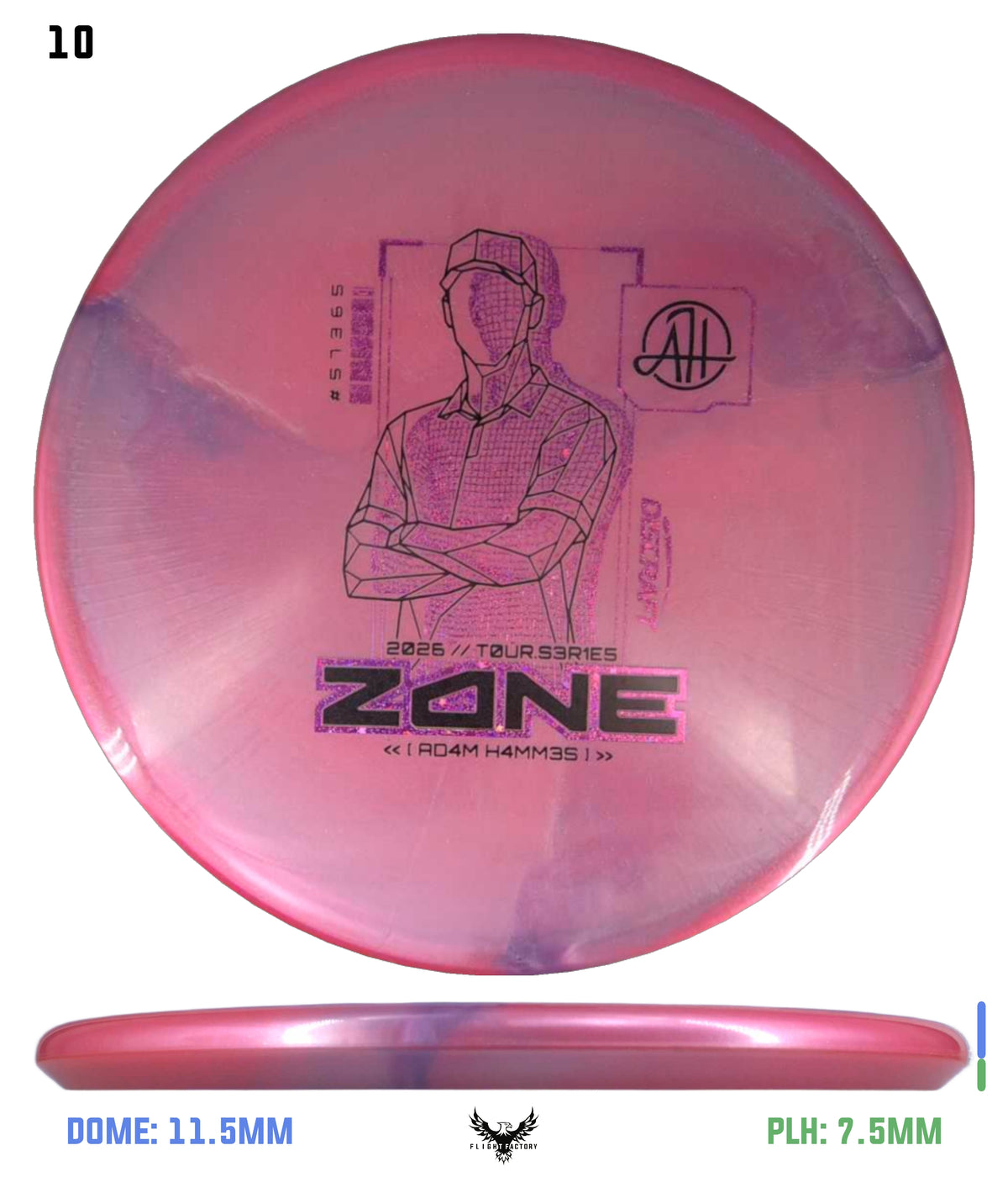 Discraft 2026 Tour Series V2 Zone - Adam Hammes