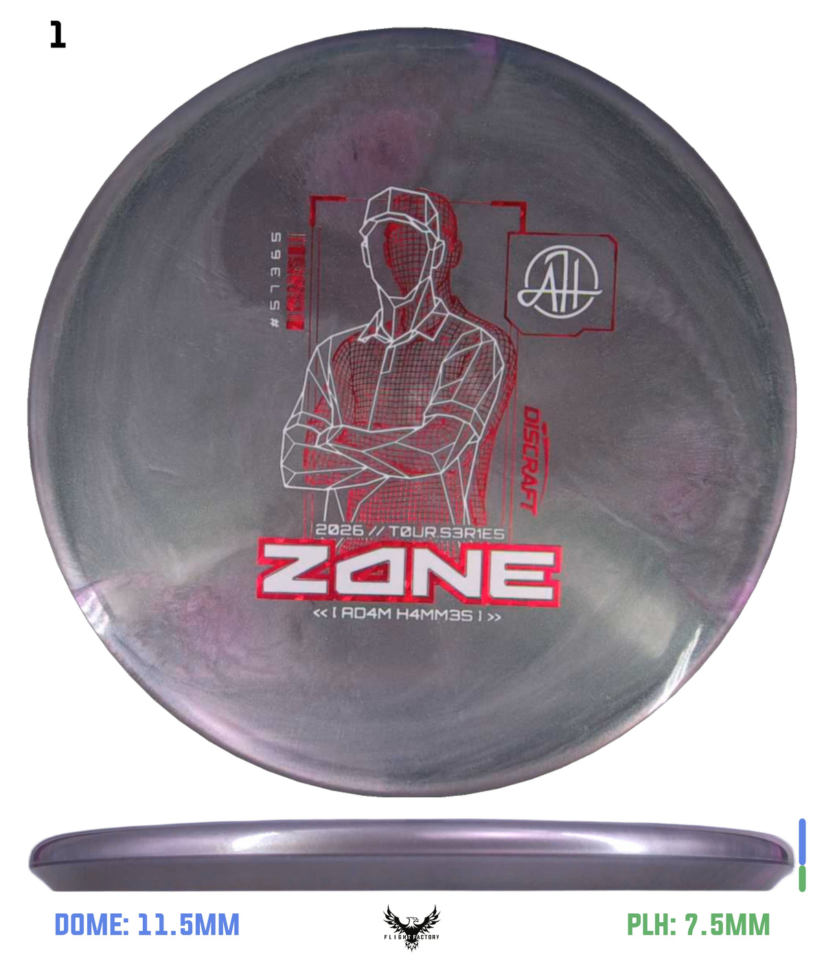 Discraft 2026 Tour Series V2 Zone - Adam Hammes