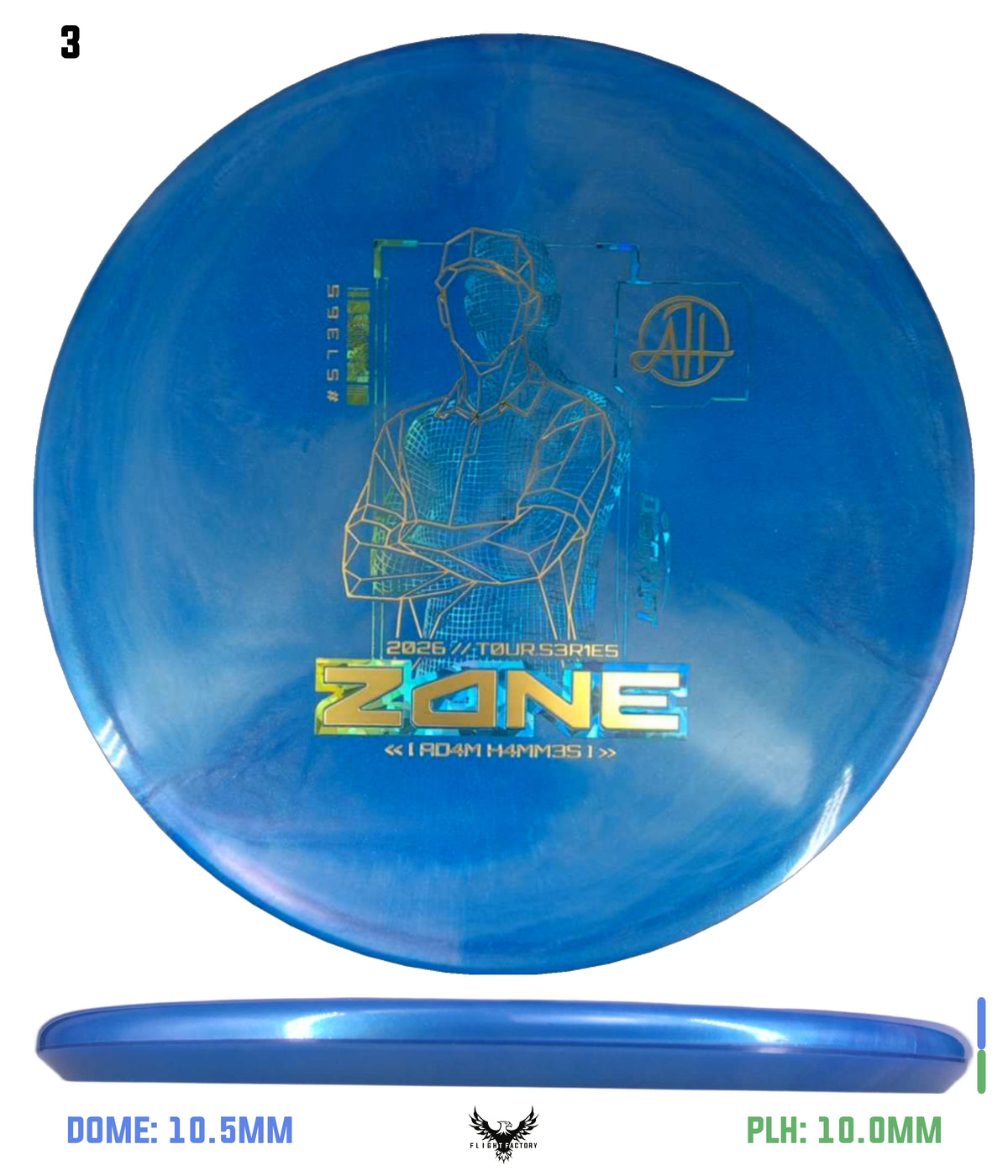 Discraft 2026 Tour Series V2 Zone - Adam Hammes
