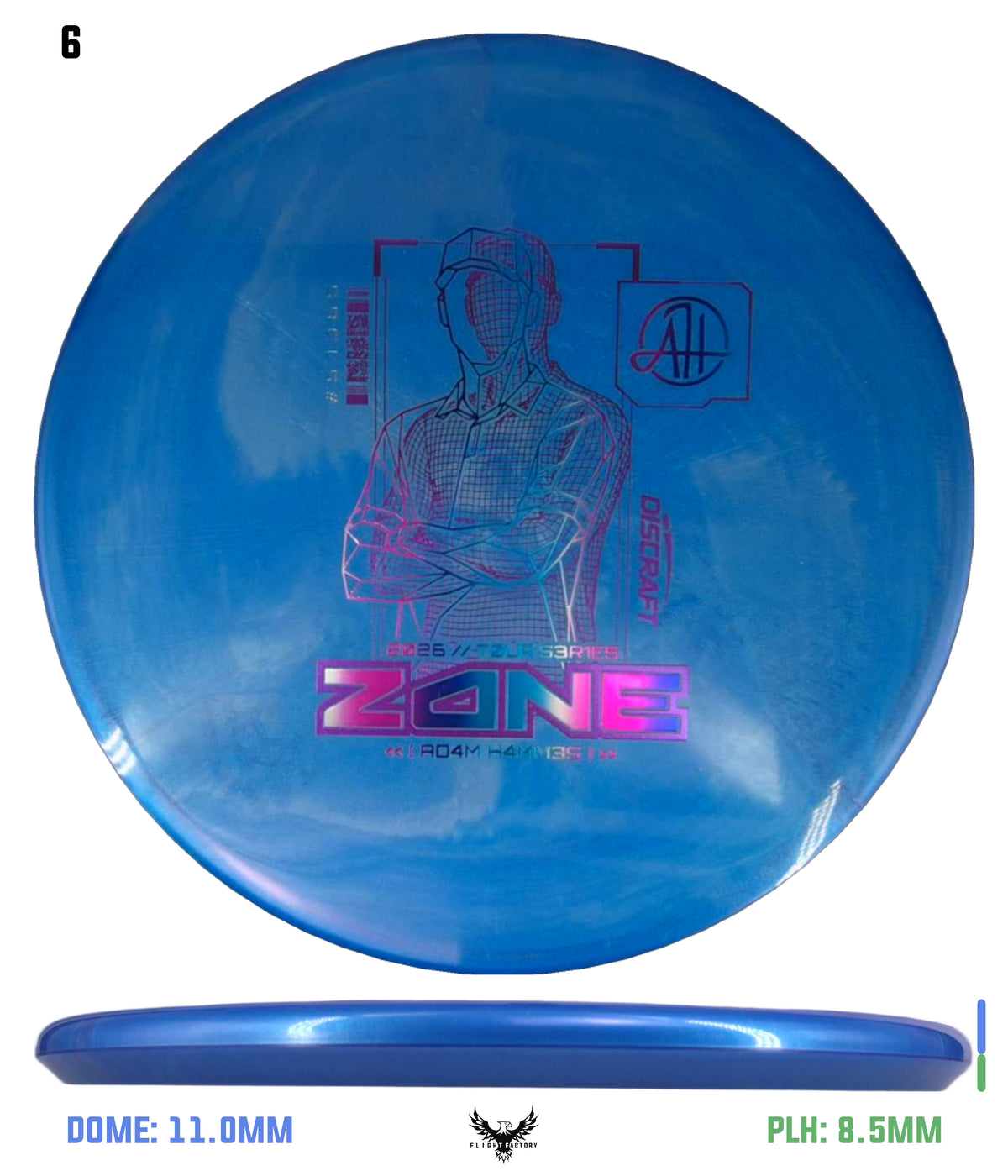 Discraft 2026 Tour Series V2 Zone - Adam Hammes